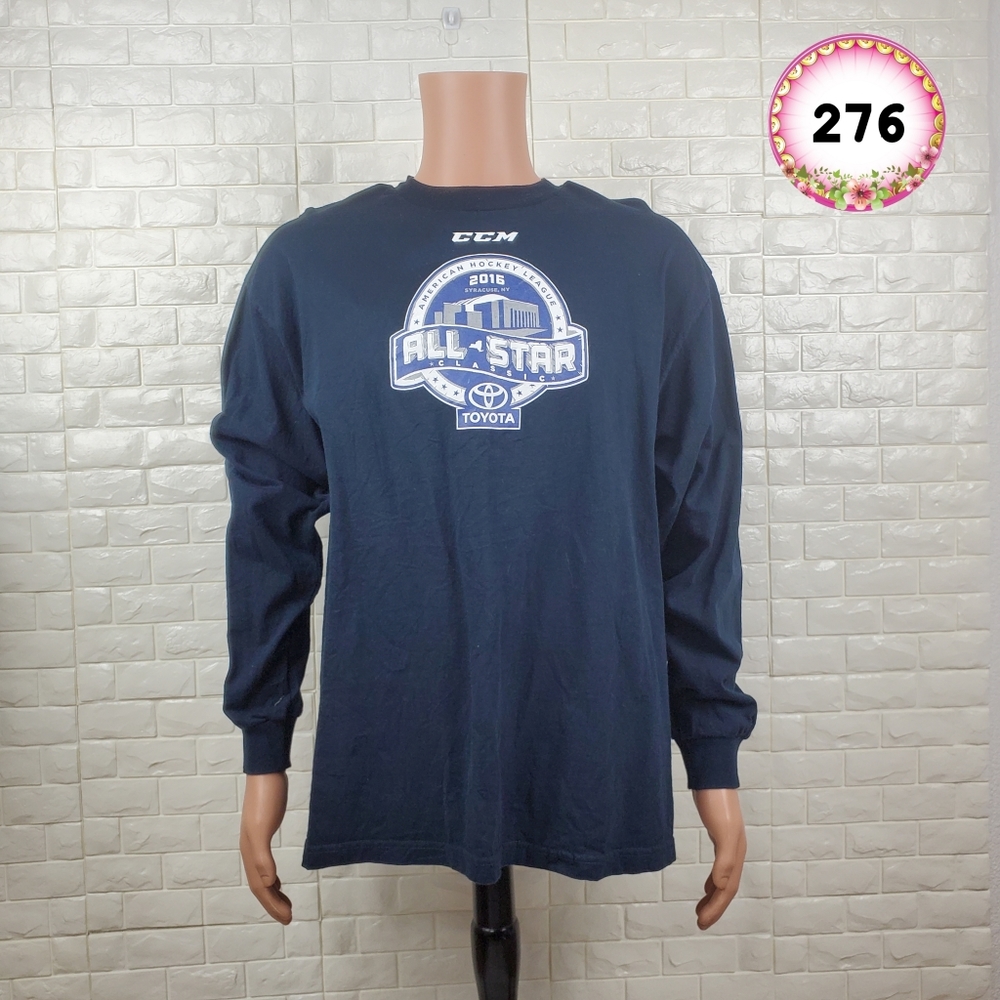 ccm mens xl navy blue shirt
